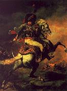  Theodore   Gericault Officer of the Hussars oil painting on canvas